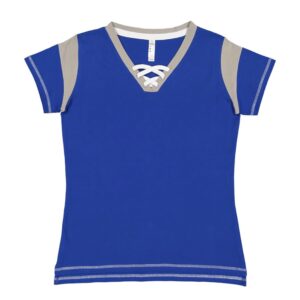 Ladies Game Day Lace-Up Tee