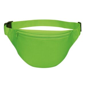 Apple Green Zipper Fanny Pack