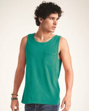 Comfort Colors Garment-Dyed Heavyweight Pocket Tank Top