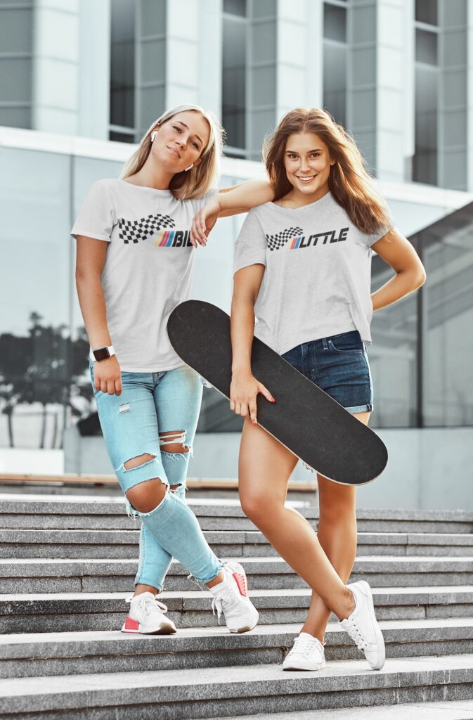 Two Skater Friends Posing