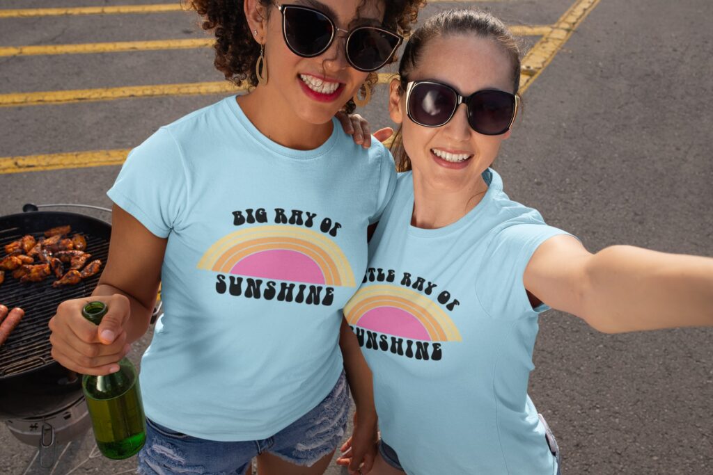 big and little ray of sunshine