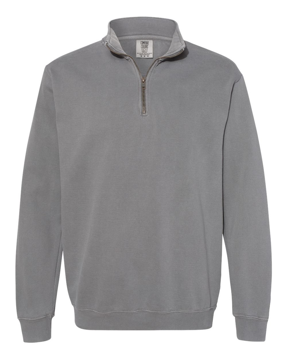 Comfort Colors; Garment-Dyed Quarter Zip Sweatshirt - Image 7
