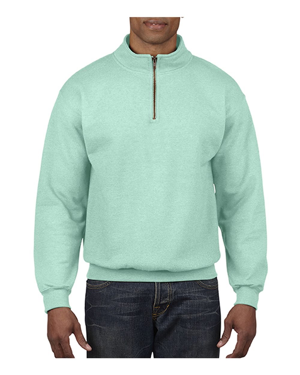 Comfort Colors; Garment-Dyed Quarter Zip Sweatshirt - Image 8