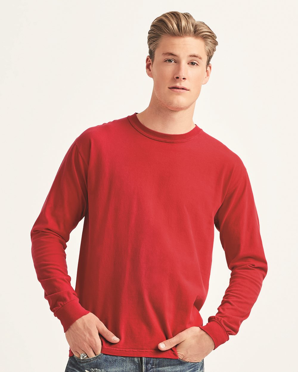 Comfort Colors; Garment-Dyed Heavyweight Long Sleeve T-Shirt
