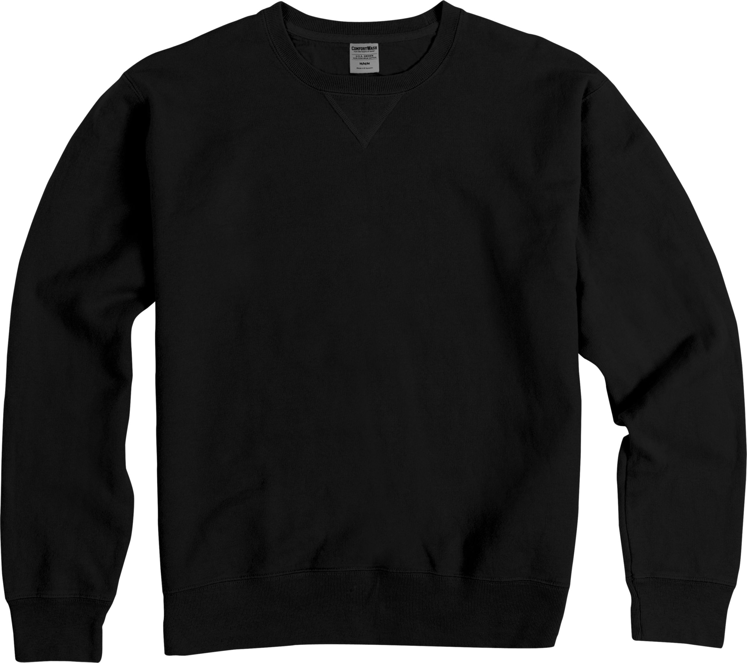 Comfort Wash by Hanes; Garment-Dyed Crew Fleece